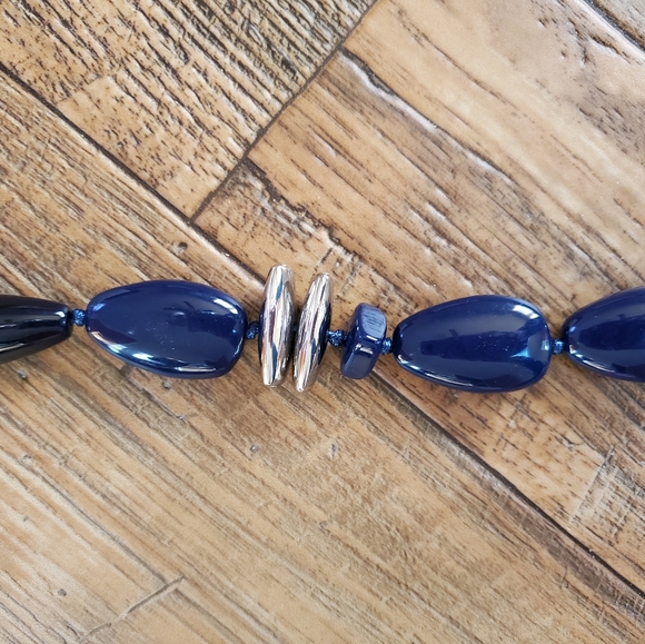 ❌️SOLD❌️ Chico's Blue Adjustable Necklace - Picture 7 of 8